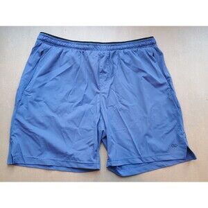 Leg3nd Blue Periwinkle Athletic Training Shorts Mens Size XL Thin Zip Pockets